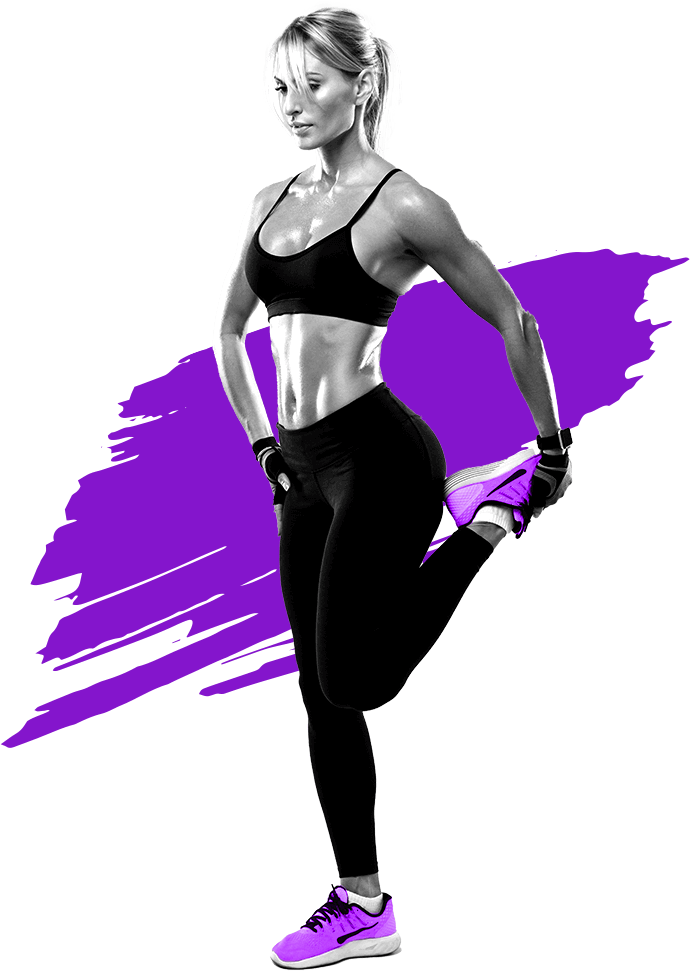 woman stretching